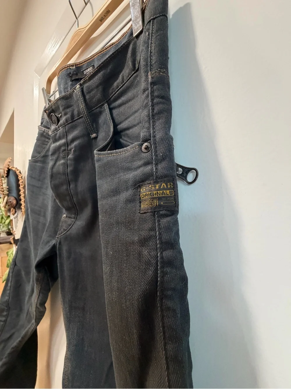 G-Star Rae Jeans GSO1 Slim Straight Black Men's Jeans 34x32